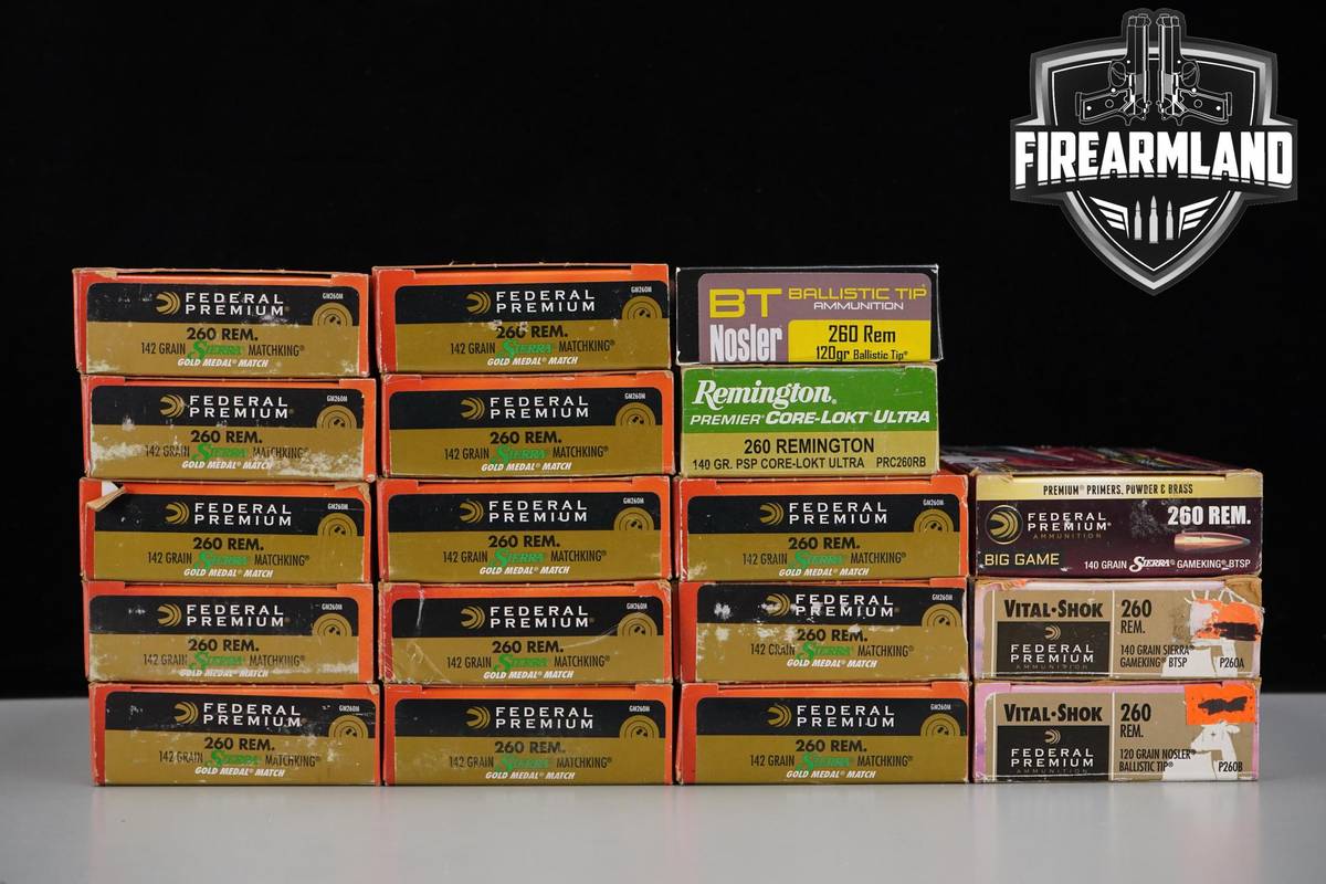 360 RDS! 260 Remington Ammo 260Rem