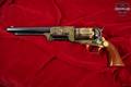 A. Uberti 1847 Walker Texas Sesquicentennial Sam Houston Commemorative (United States Historical Society) .44 BPM (Black Powder) High-Polish Blue & Gold in Poor Condition Image 2