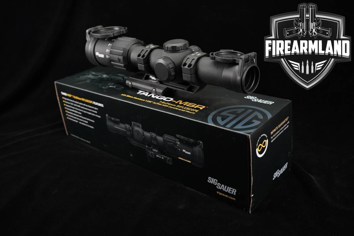 Sig Sauer Tango-MSR 1-6x24mm 30mm Tube BDC6 Reticle Illuminated SFP Scope