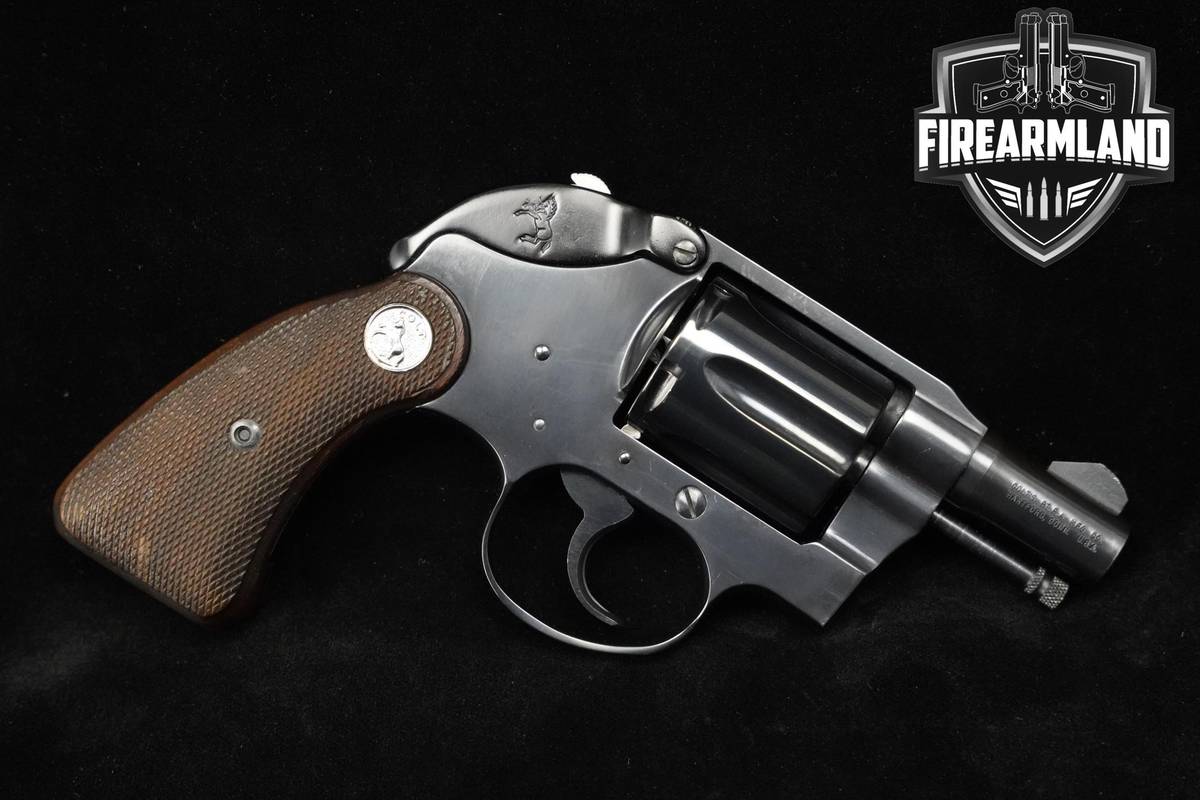 MINTY 1969 Colt Detective Special 38 Special 2" Snub Nose Blued Colt DA/SA
