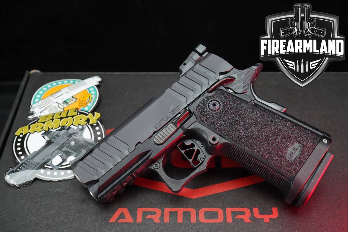 Bul Armory SAS II Ultralight G2 9mm 1911 3.25" +5 MAGS, ORIG BOX & HOLSTER