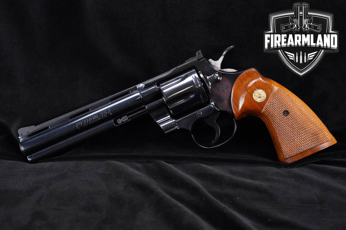 COLLECTOR 1979 Colt Python 357 Magnum 6" Royal Blue +ORIG BOX