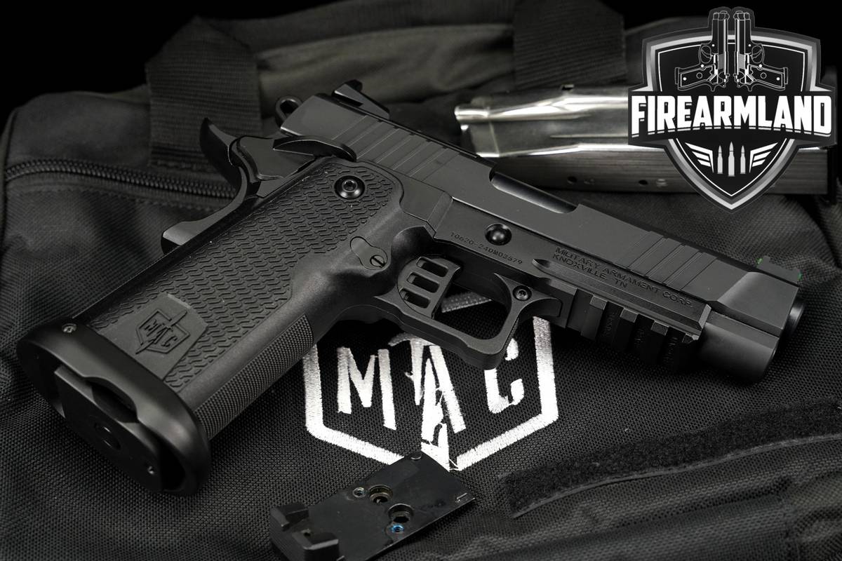 Military Armament MAC 9 DS 9mm Optics-Ready 1911 2011 +2 MAGS, ORIG CASE