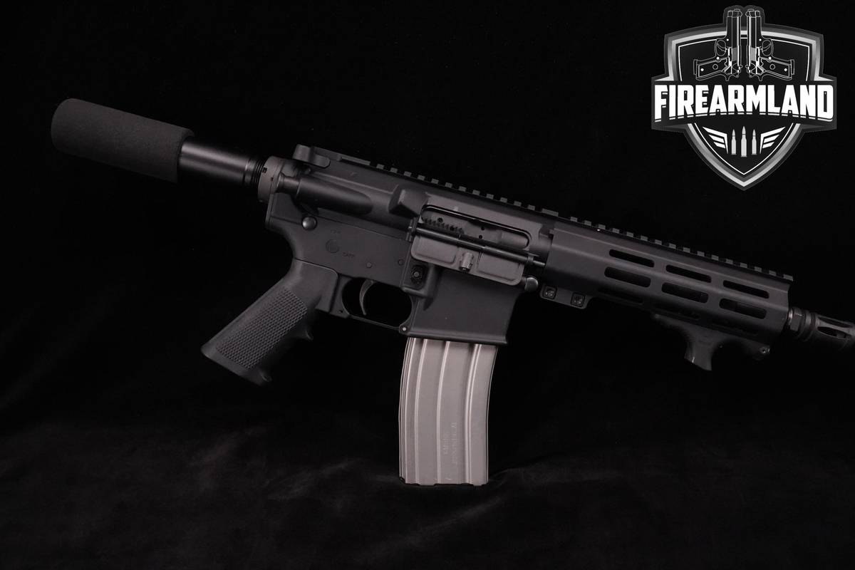 Del-Ton DTI-15 Pistol 5.56 NATO AR15 7.5" Anodized