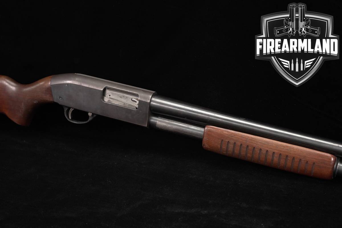 J.C Higgins Model 20 12-Gauge 25.5" Blued & Walnut Poly-Choke Deluxe