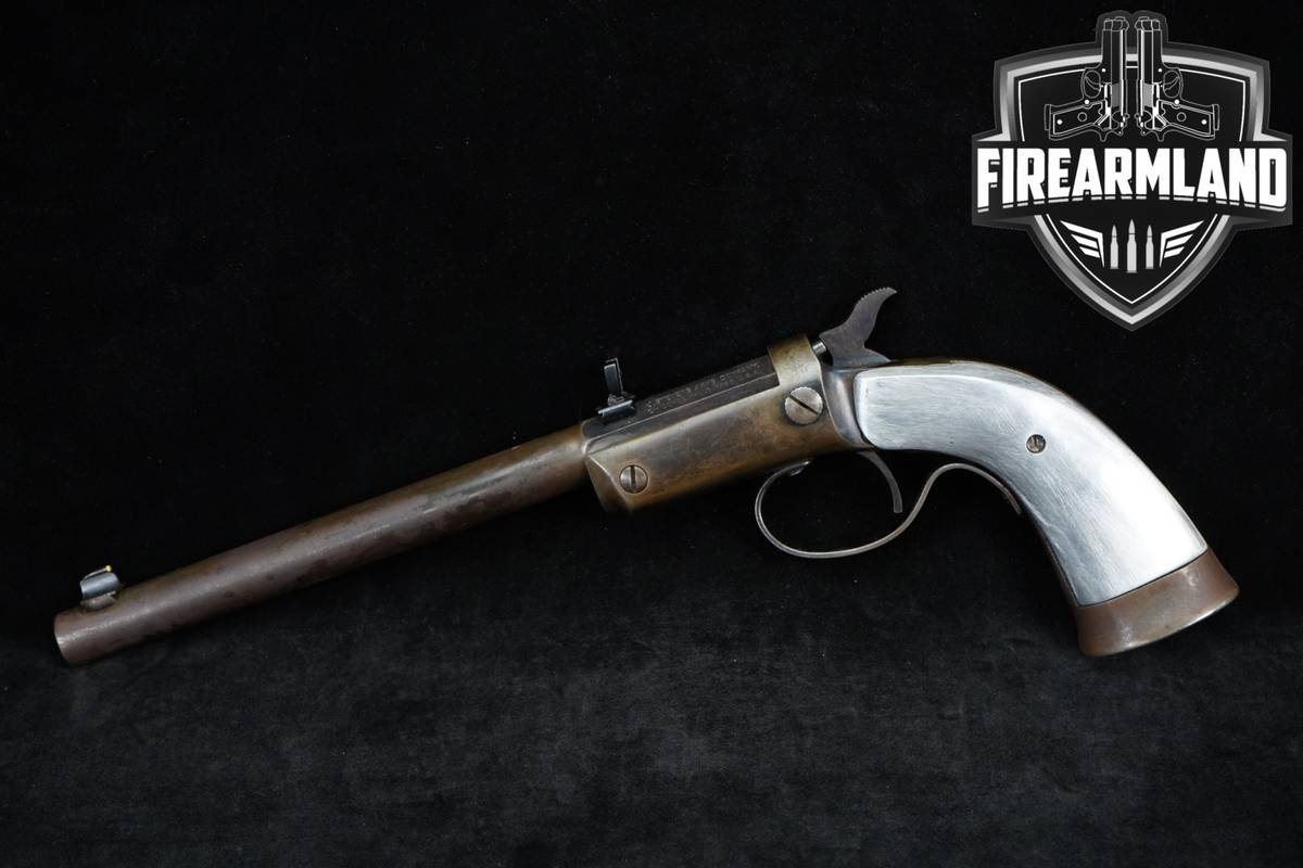 Stevens No. 35 Offhand 22LR 8" Patinated Blued