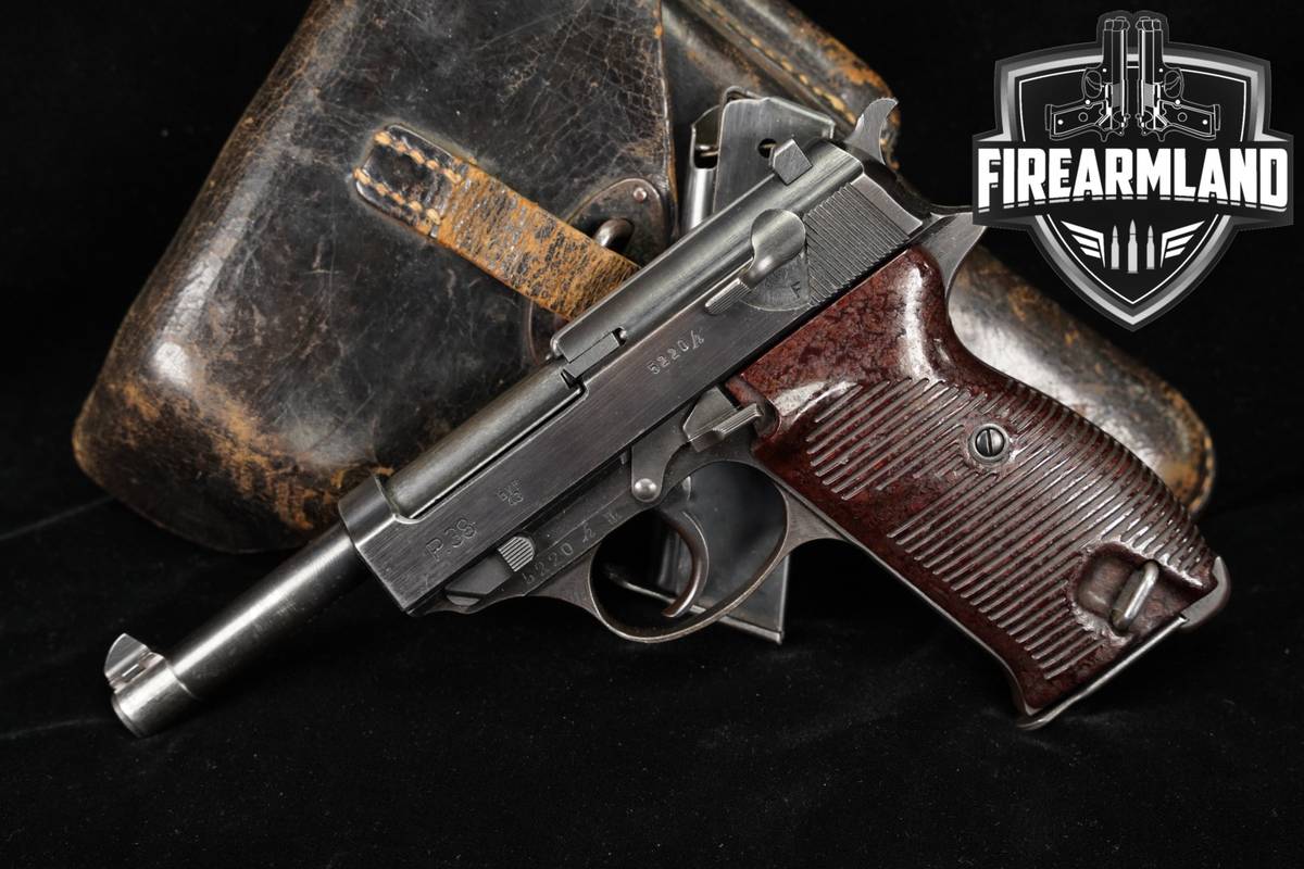 WWII MATCHING 1943 Mauser-Werke P.38 Byf 43 9mm 4.9" DA/SA P38 P-38