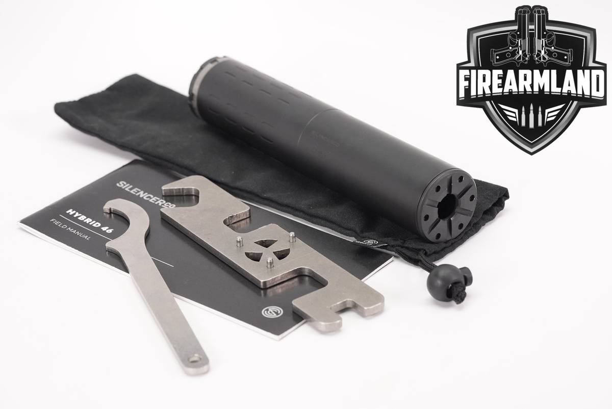 SilencerCo Hybrid .46 CAL 7.72" Suppressor Hybrid46 Silencer