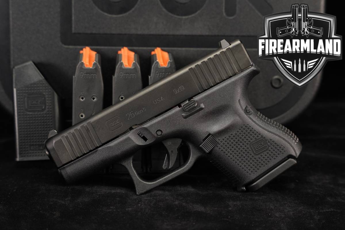 Glock 26 Gen5 G26 Gen 5 9mm 3.43 +4 MAGS & ORIG CASE