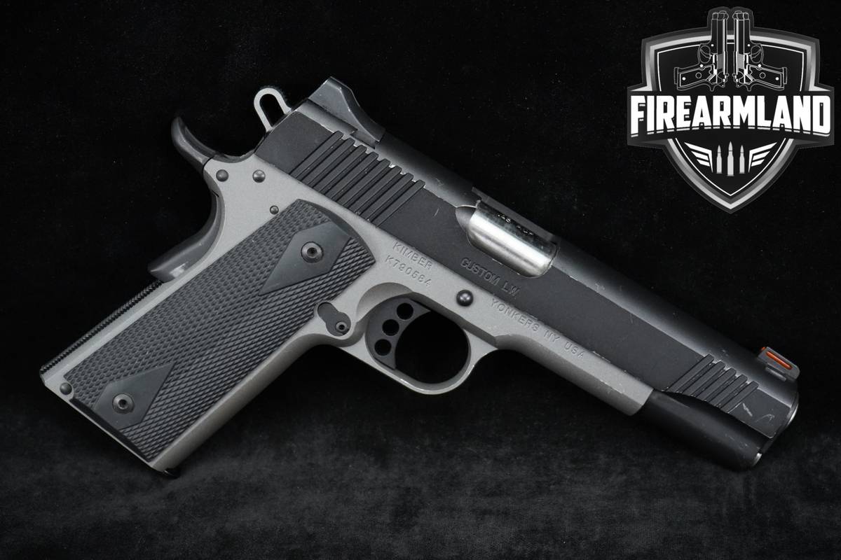 LIMITED EDITION Kimber Custom LW Shadow Ghost 45ACP 1911 5" Two-Tone Pistol