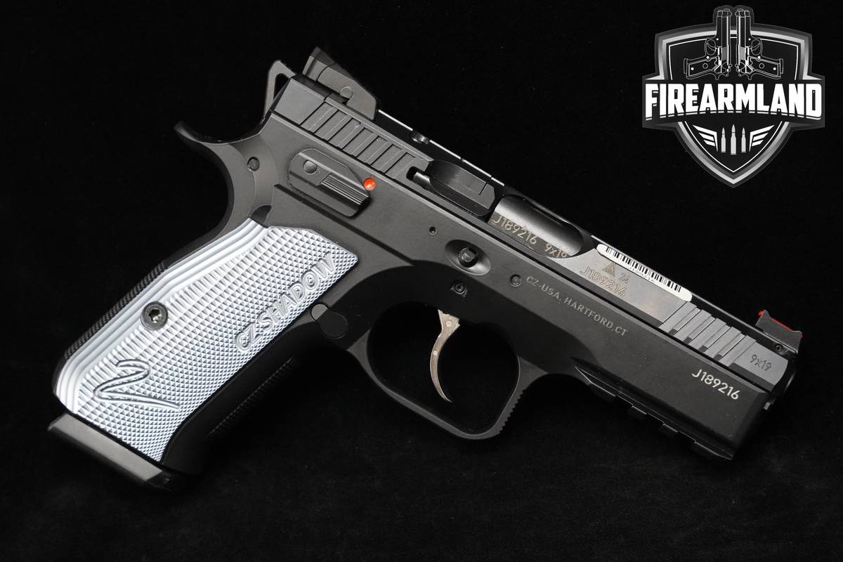 LIKE-NEW CZ Shadow 2 Compact 9mm CZ-Shadow-2-Compact OPTIC READY +2 MAGS