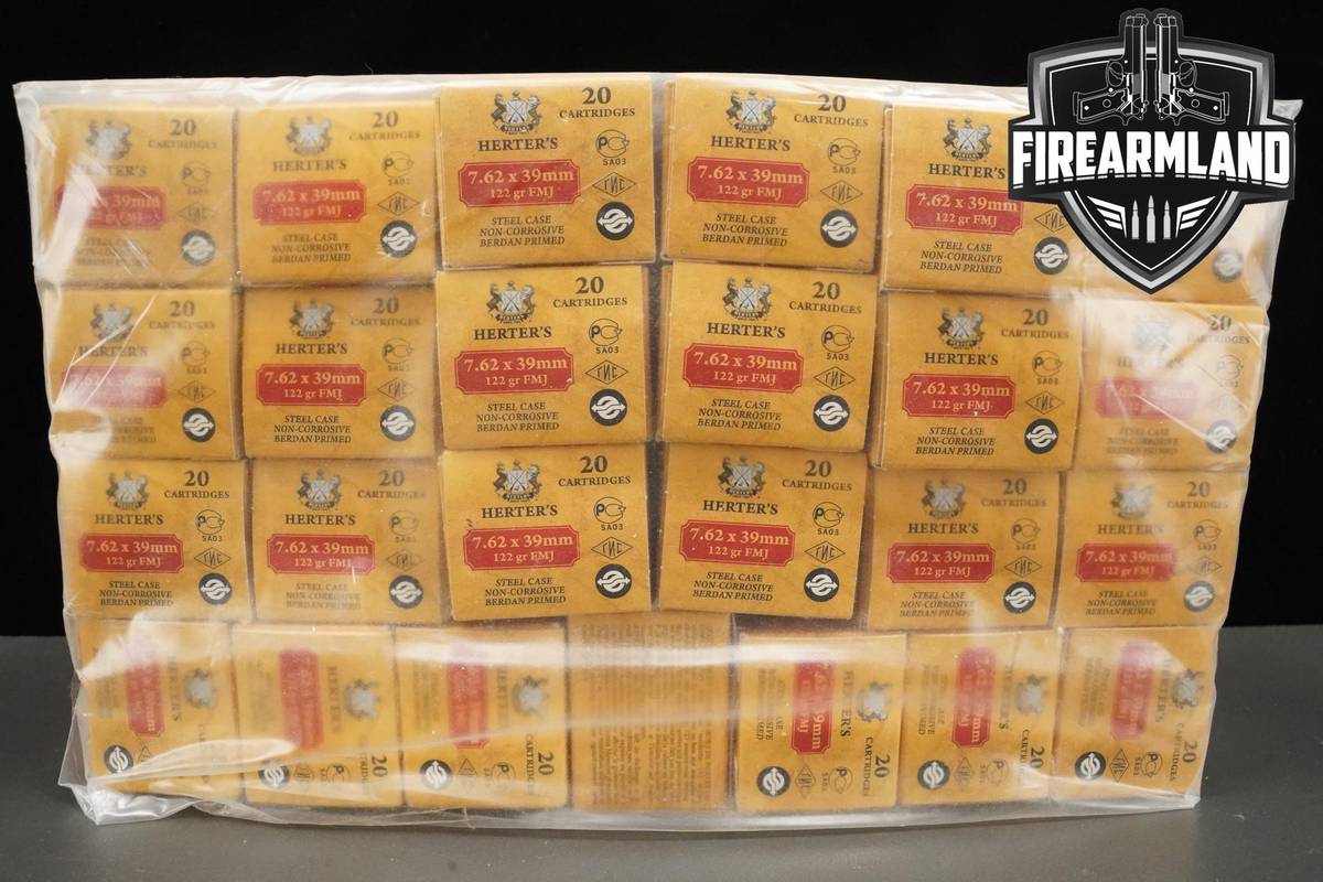 7.62x39 Ammo 762x39 Ammunition 500 ROUNDS