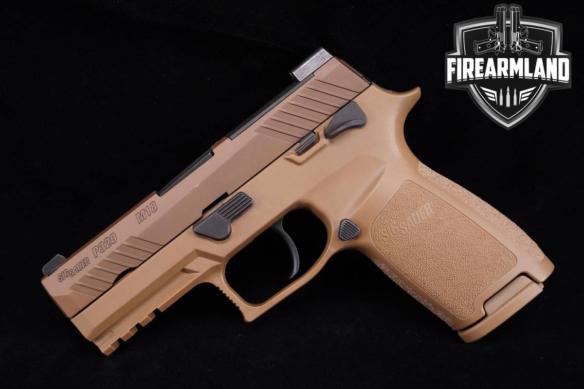 Sig Sauer P320 M18 9mm 3.9" Coyote PVD P 320 M 18 +HOLSTER