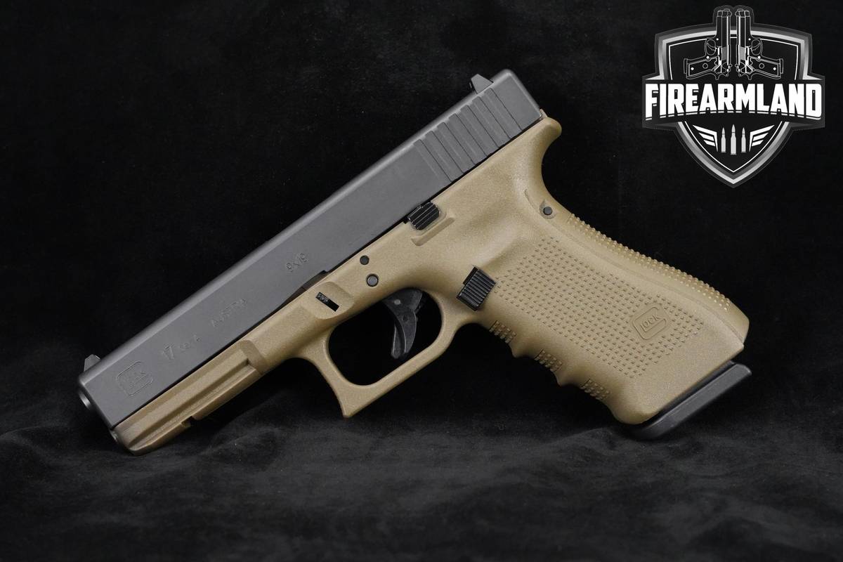 Glock 17 G17 Gen4 9mm 4.49" Two-Tone Glock-17 G-17 Gen-4 +5 MAG & ORIG CASE