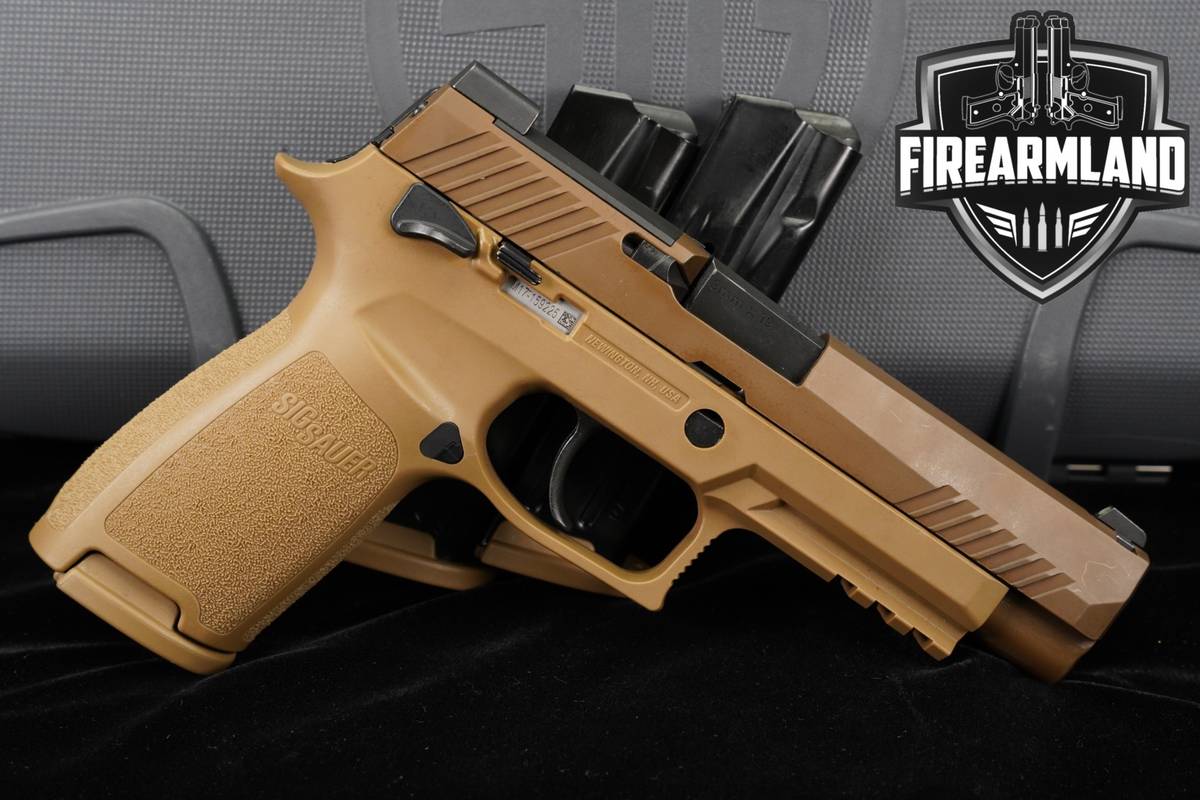 Sig Sauer P320-M17 9mm Optics-Ready Tan P 320 M 17 +3 MAGS & ORIG CASE