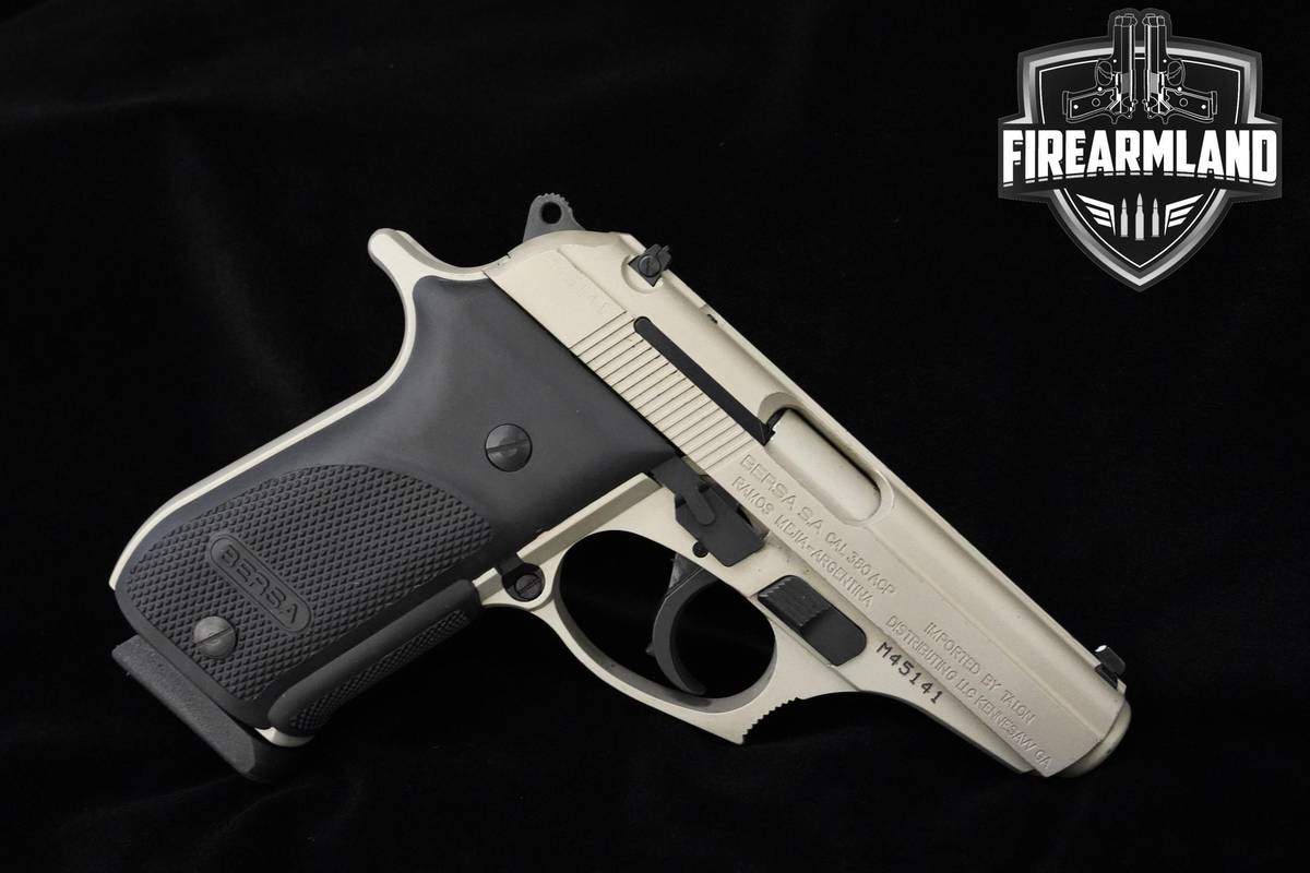 Bersa Thunder 380 Plus 380 ACP 3.5" Cerakote Nickel Bersa DA/SA