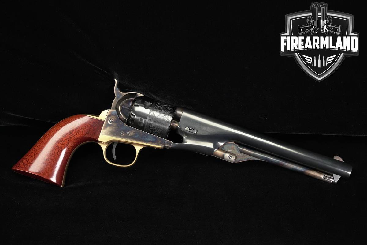 ENGRAVED A Uberti 1861 Navy 36 Black Powder 7.5" M1861