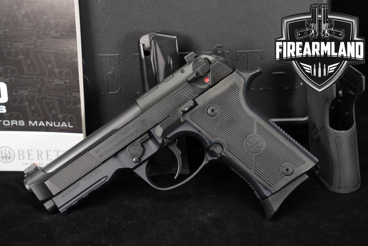 Beretta 92X RDO Compact, Type F 9mm Optics-Ready 4.3 92 X +2 MAGS, CASE