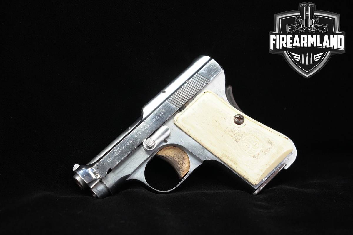 1959 Beretta 418 25 ACP 6.35mm 2.4" Nickel