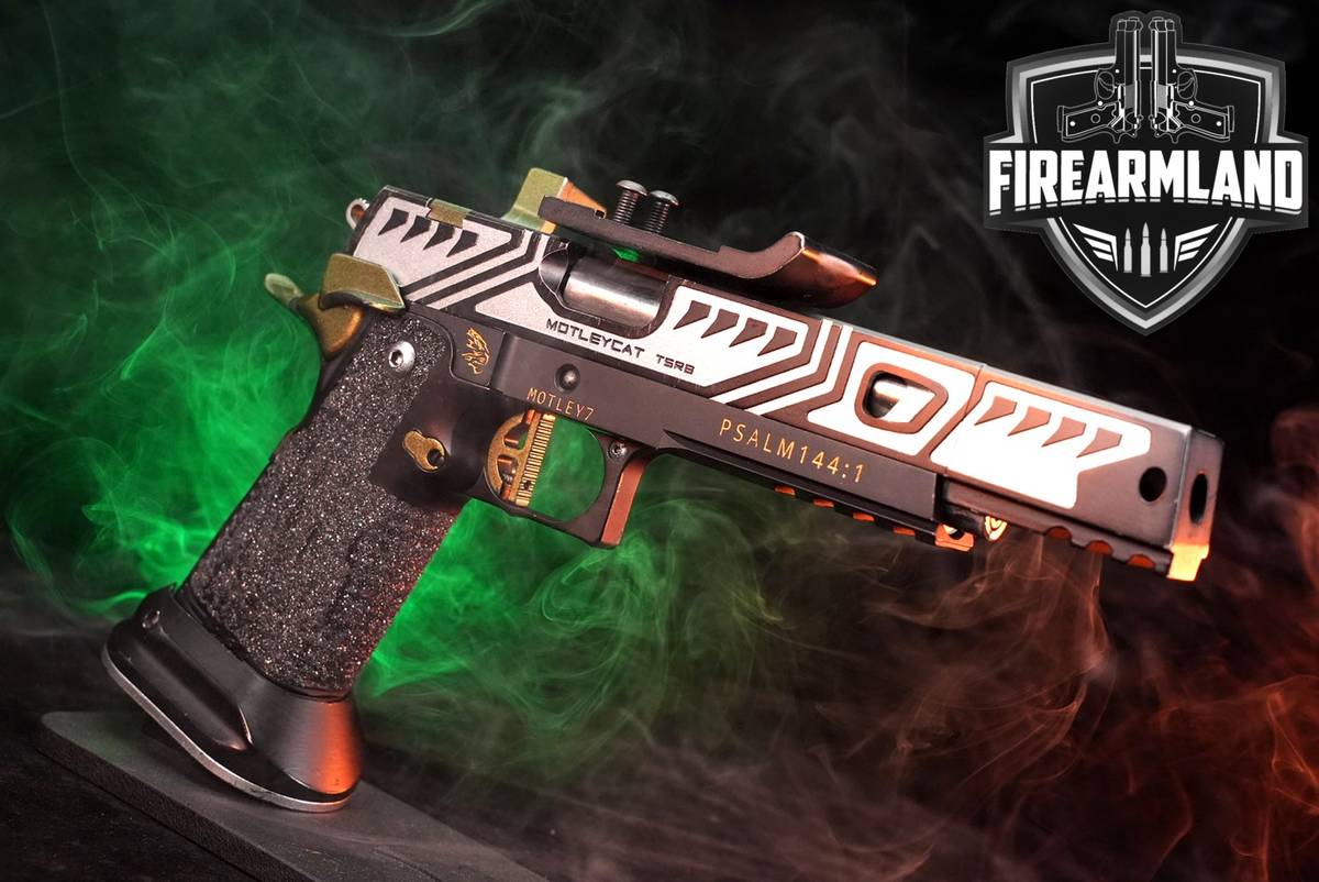 OPEN GUN Limcat Motleycat TSRB 38 Super Black & Silver 1911 2011 COMP