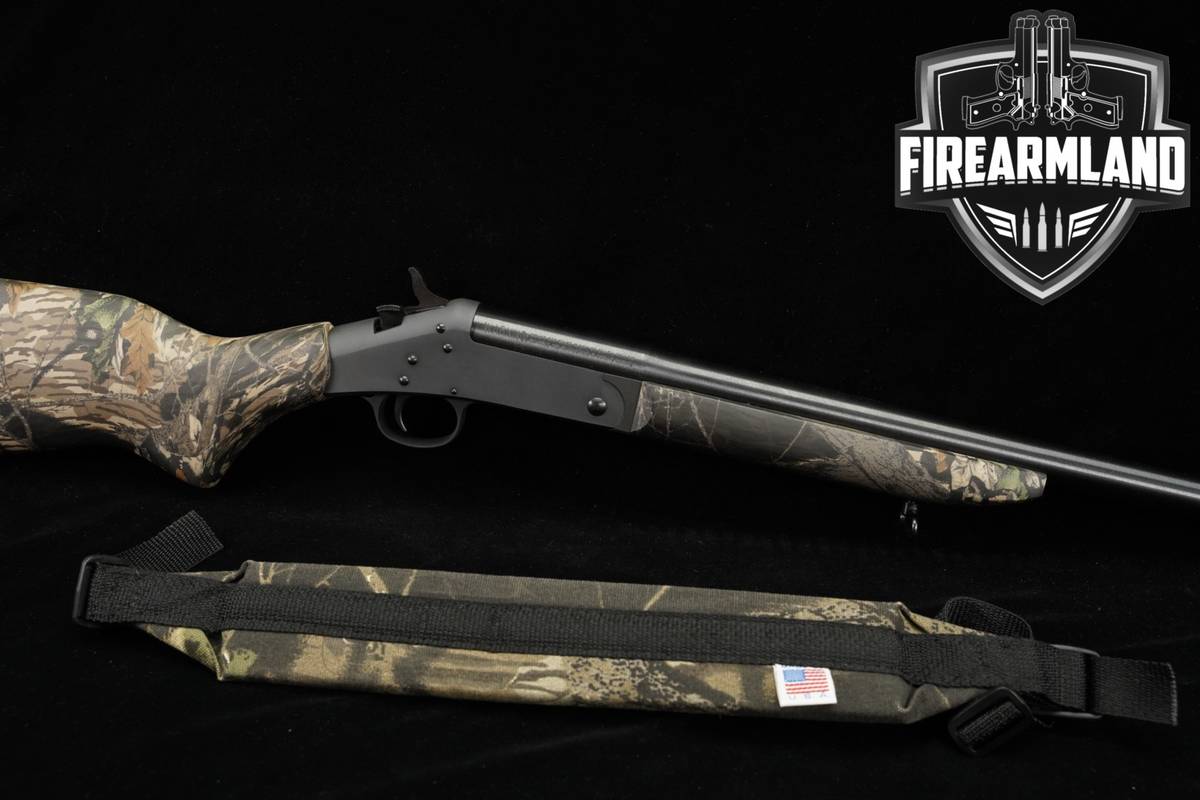 New England Firearms NEF Pardner Model SB1 Turkey 12-Gauge 24" Blued & Camo