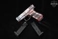 Glock 43X Apollo Custom 9mm Luger Distressed American Flag in Excellent Condition Image 2