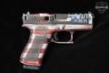 Glock 43X Apollo Custom 9mm Luger Distressed American Flag in Excellent Condition Image 3