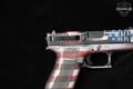 Glock 43X Apollo Custom 9mm Luger Distressed American Flag in Excellent Condition Image 5