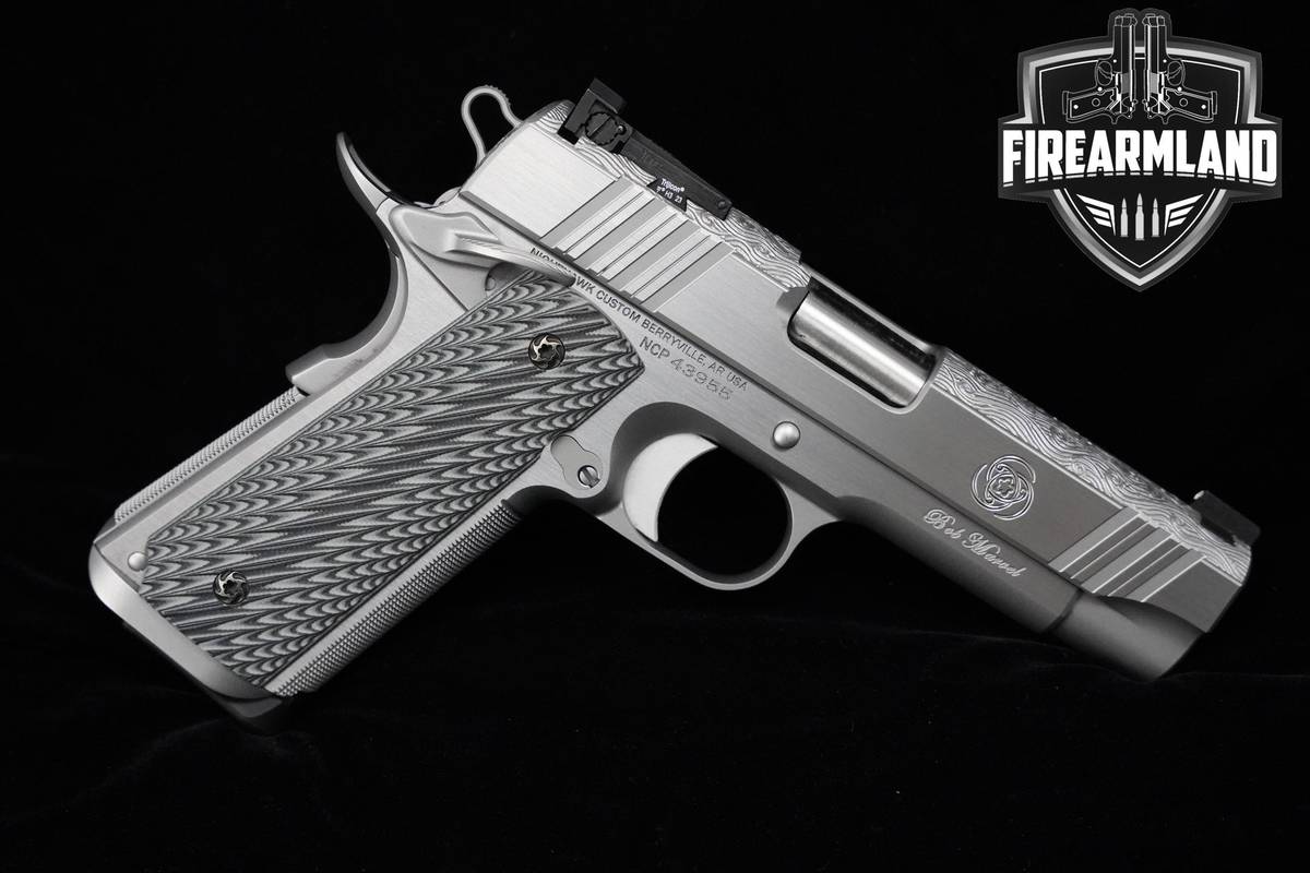 Nighthawk Custom Bob Marvel Engraved 45 ACP 1911 Bob-Marvel 1911 ORIG CASE