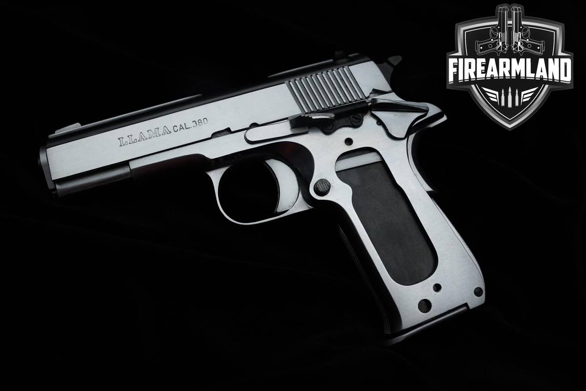 Gabilondo Llama 380 Stainless 380 ACP 4" Stainless Steel Llama Gabilondo
