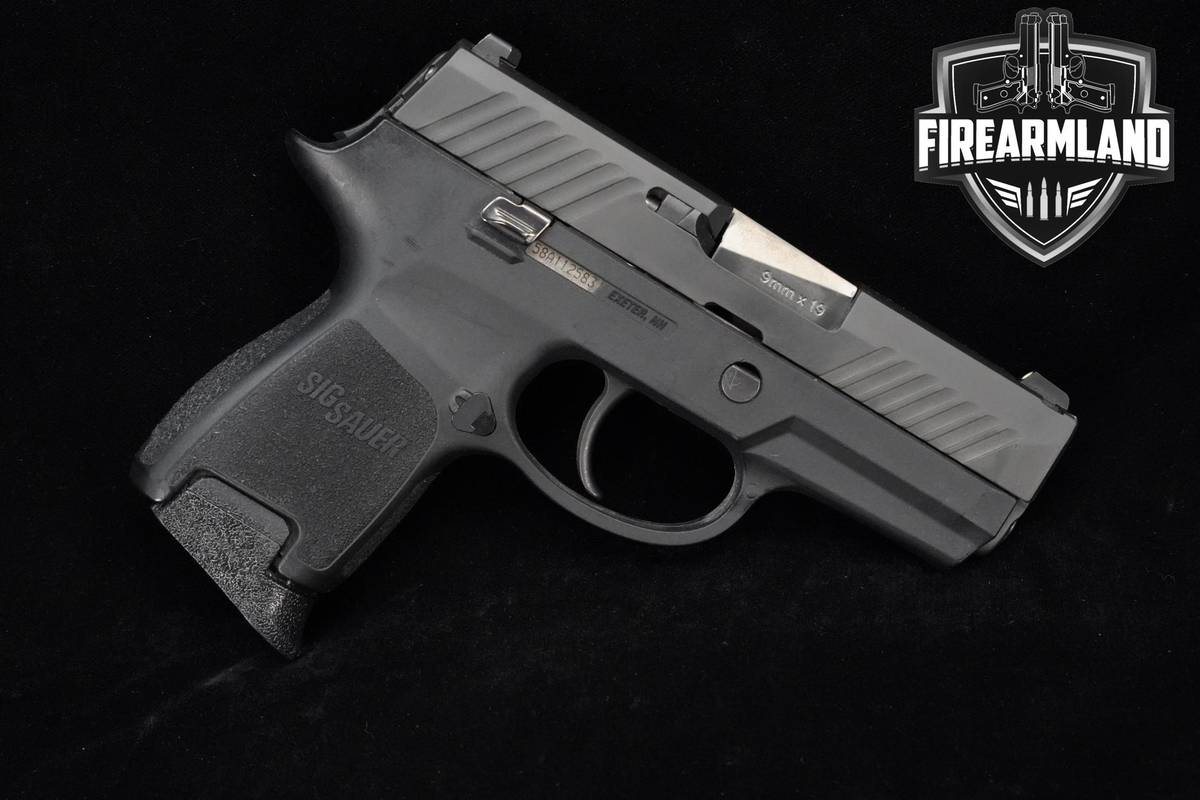 Sig Sauer P320 Subcompact 9mm 3.6" Nitron +4 MAGS, ORIG CASE & HOLSTER