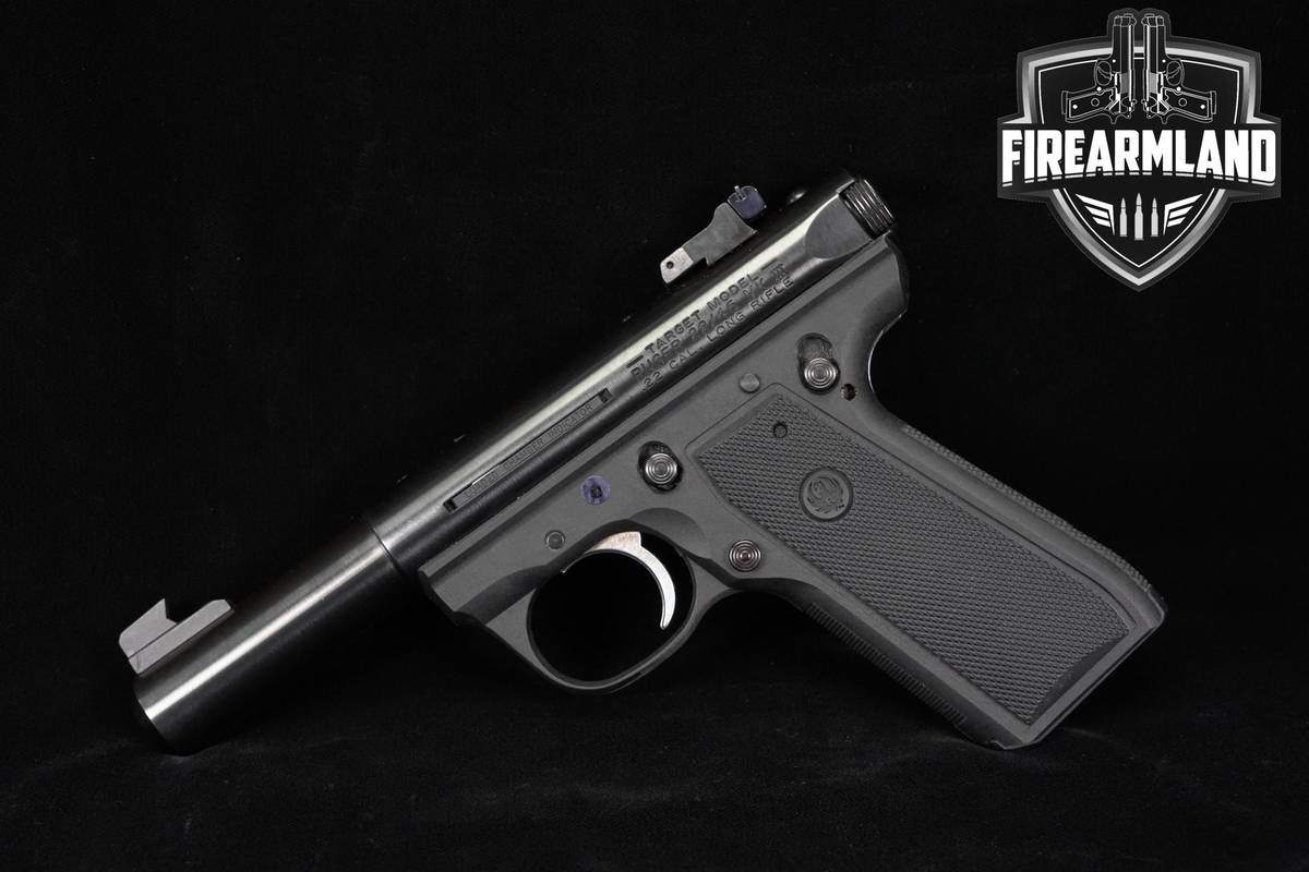 2009 Ruger 22/45 Mark III Target Model 22LR 4" Blued MKIII MK3