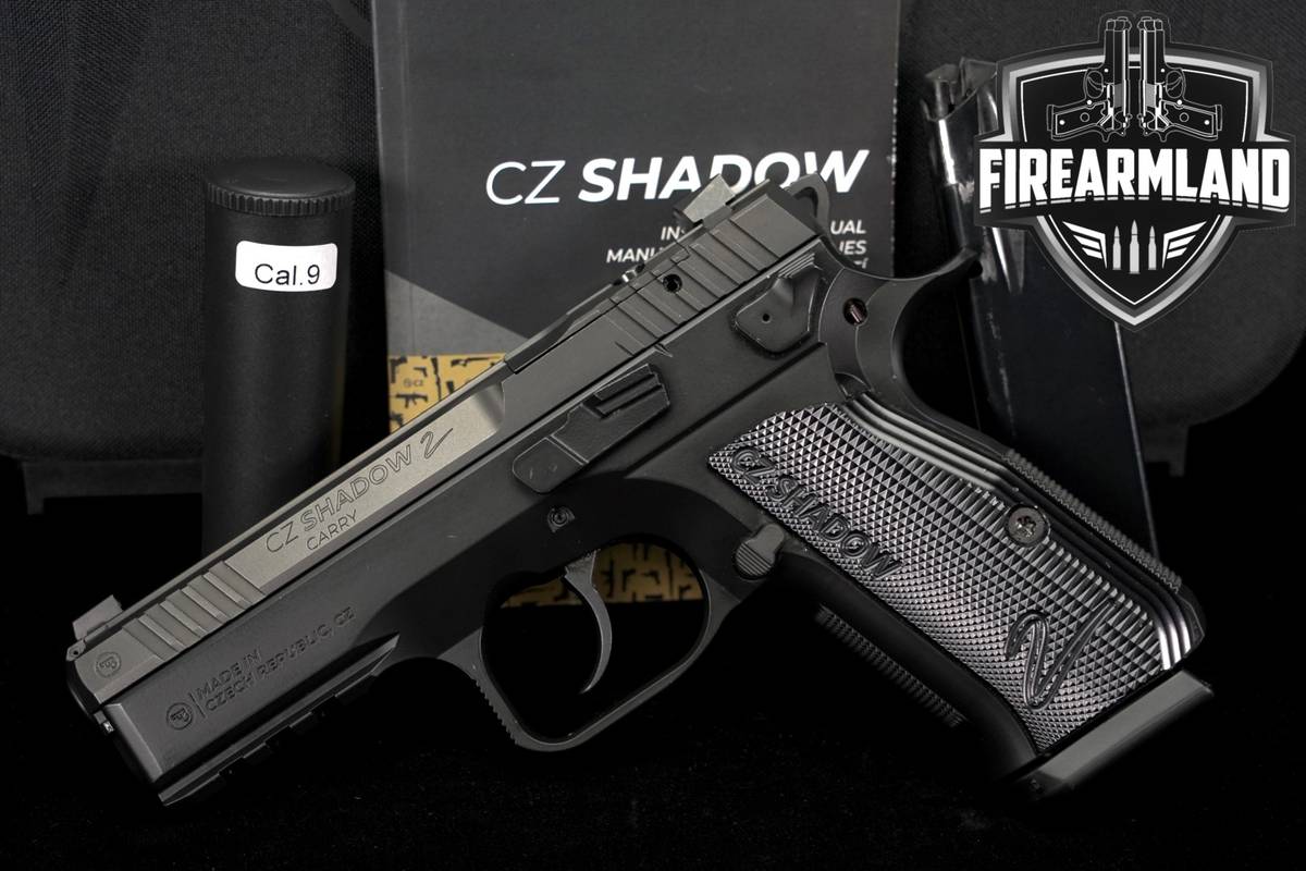 CZ Shadow 2 Carry OR 9mm 4" Optic-Ready +TWO MAGS & ORIG CASE