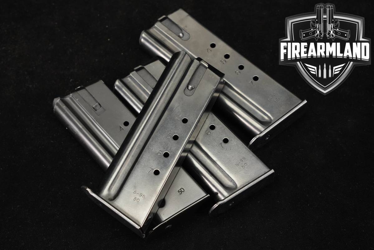 FOUR (4) Magnum Research Desert Eagle Magazines .50 AE DE DEAGLE Mags