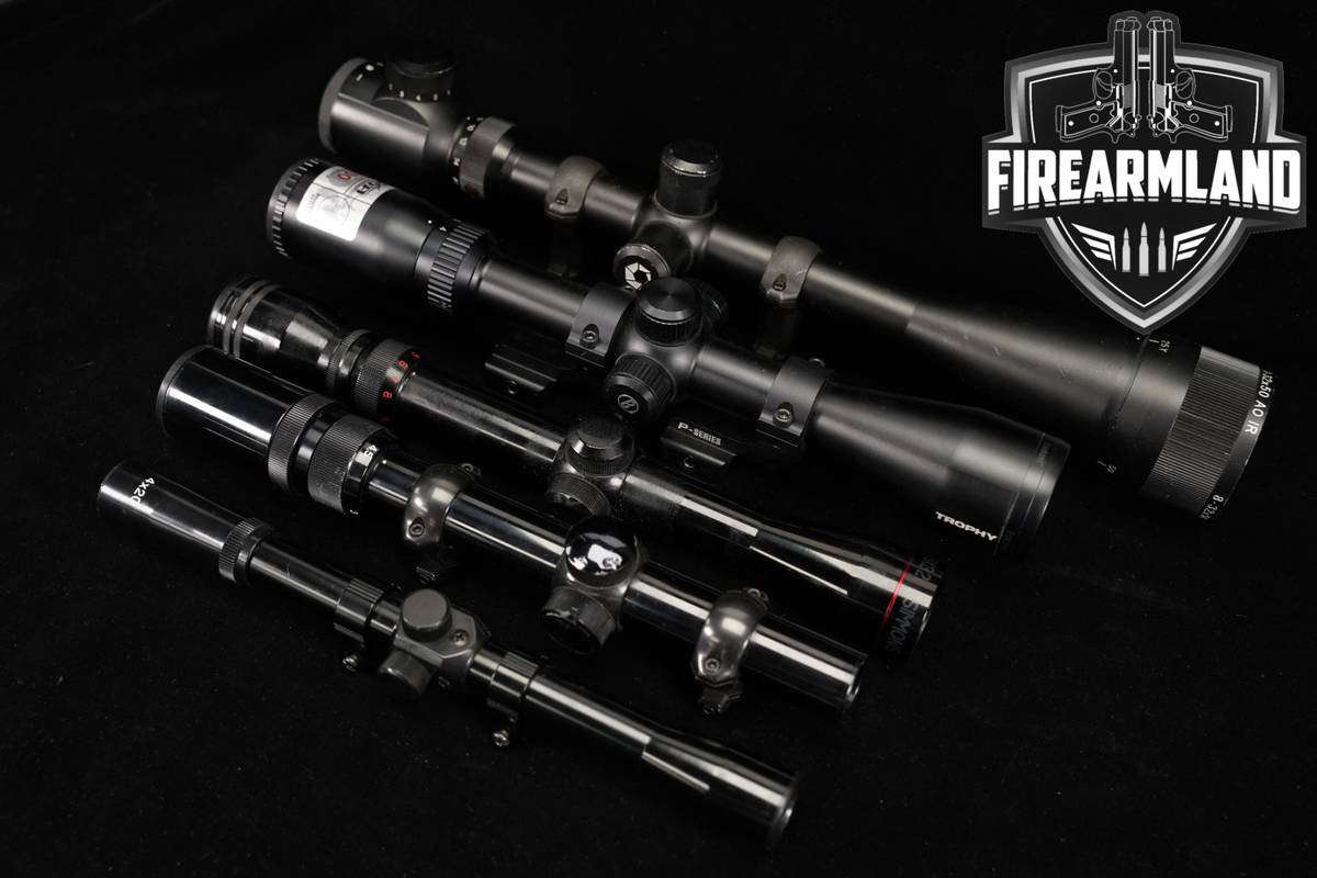 FIVE SCOPE LOT 5 Pack Bushnell Barska Simmons Riflescope Scopes