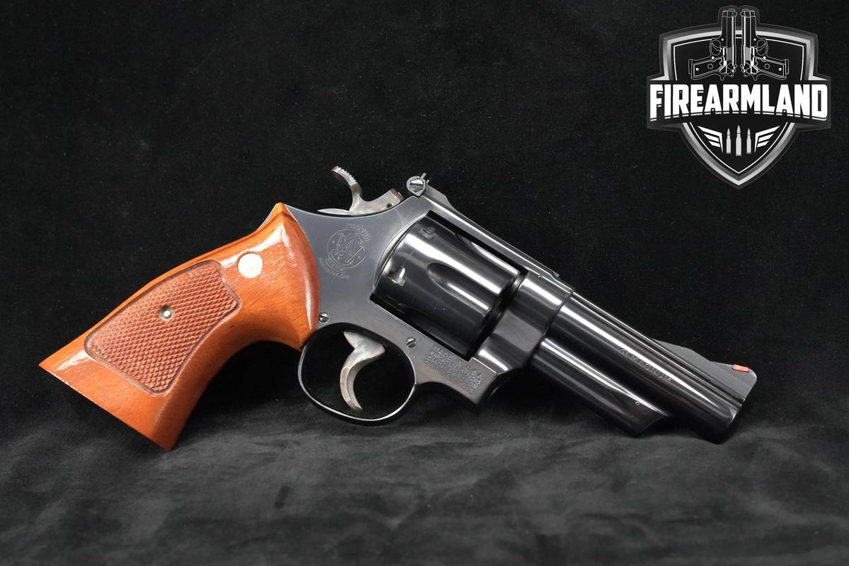 VINTAGE Smith & Wesson Model 57 Target 41-Rem-Magnum 4" Blued S&W 57 DA/SA