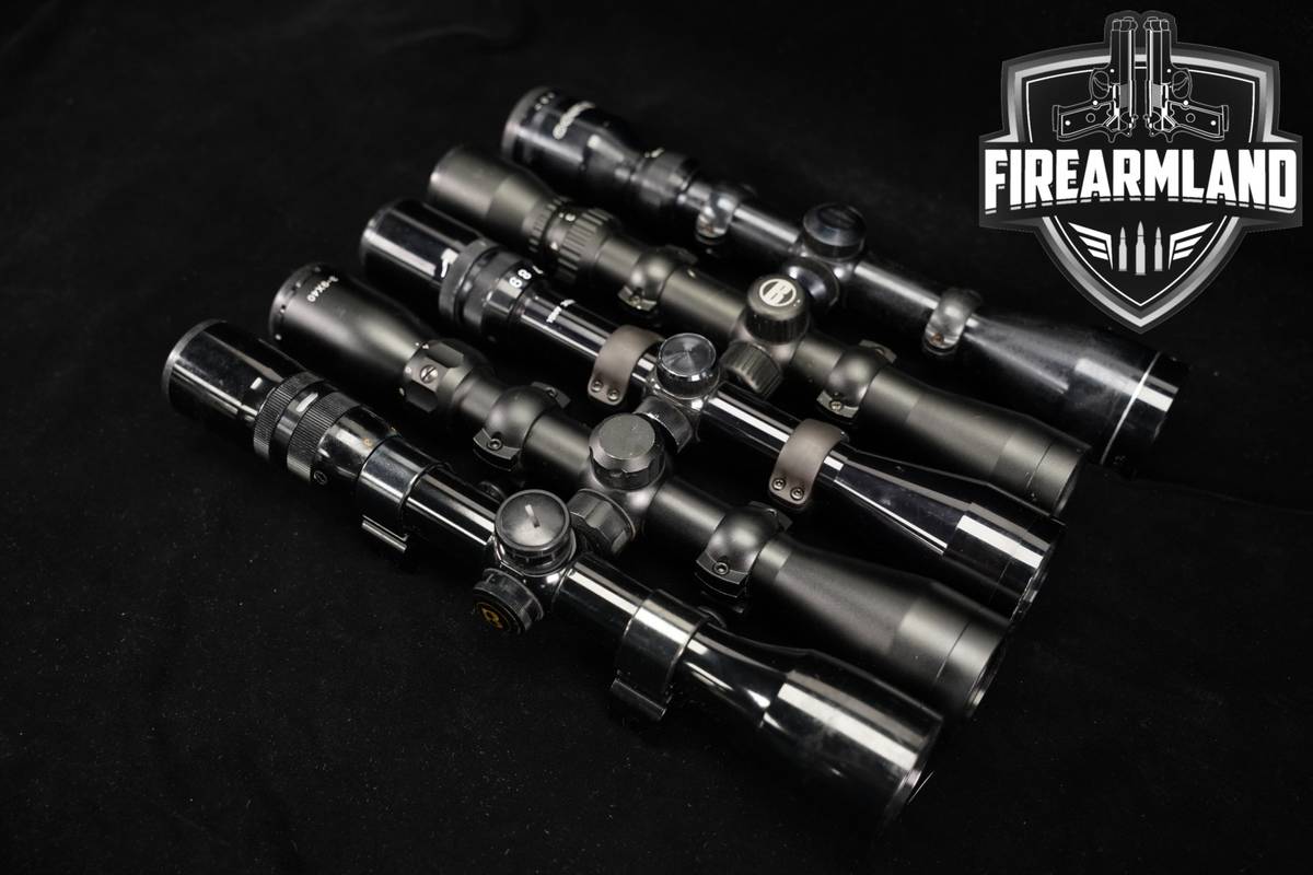FIVE SCOPE LOT 5-Pack Tasco Bushnell Riflescope Scopes