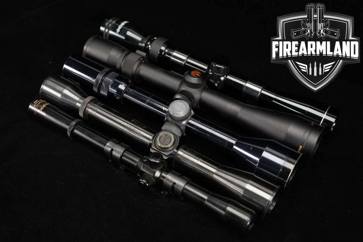 FIVE SCOPE LOT 5 Pack Tasco Weaver Jason Nikon Riflescope Scopes