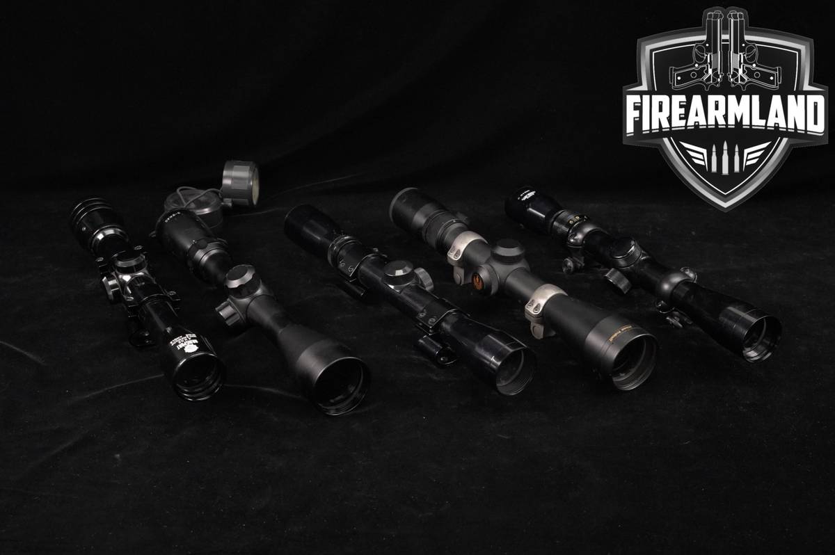 FIVE SCOPE LOT 5 Pack Nikon Tasco Bushnell Armsport Riflescope Scopes