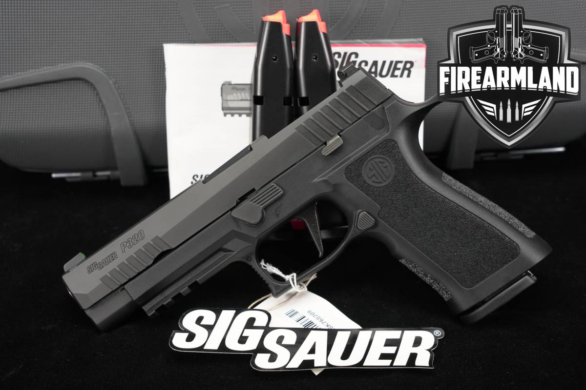 Sig Sauer P320 XFULL X-Series Optics-Ready 9mm 4.7 P 320 +3 MAGS, ORIG CASE