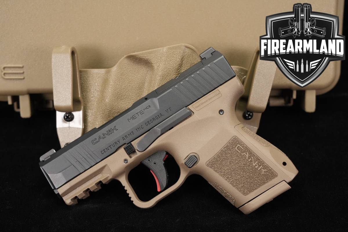 Canik METE MC9 9mm Optics-Ready Two-Tone FDE MC 9 +ORIG CASE & HOLSTER