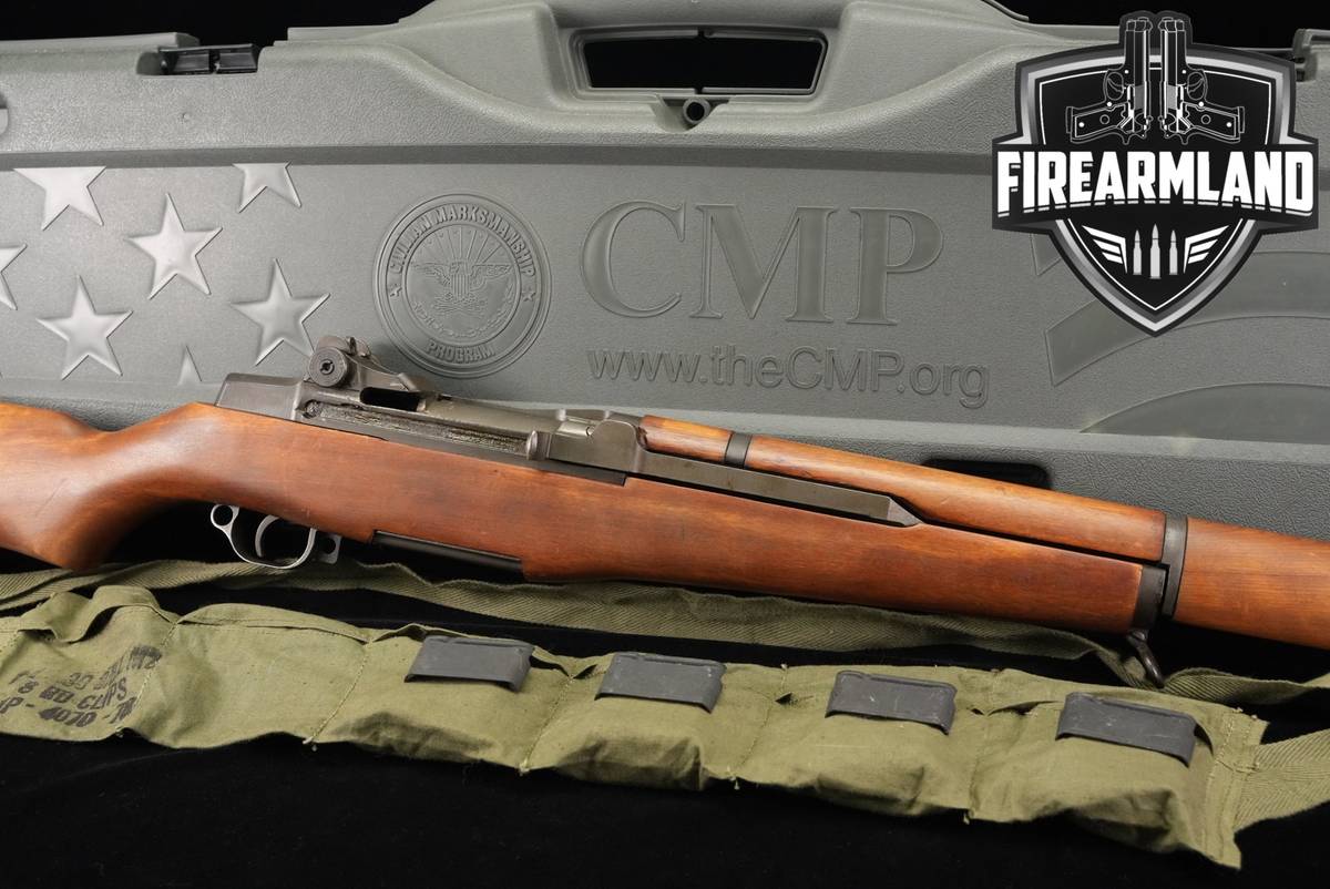 1945 Springfield Armory M1 Garand CMP 30-06 Parkerized & Hardwood +8 CLIPS