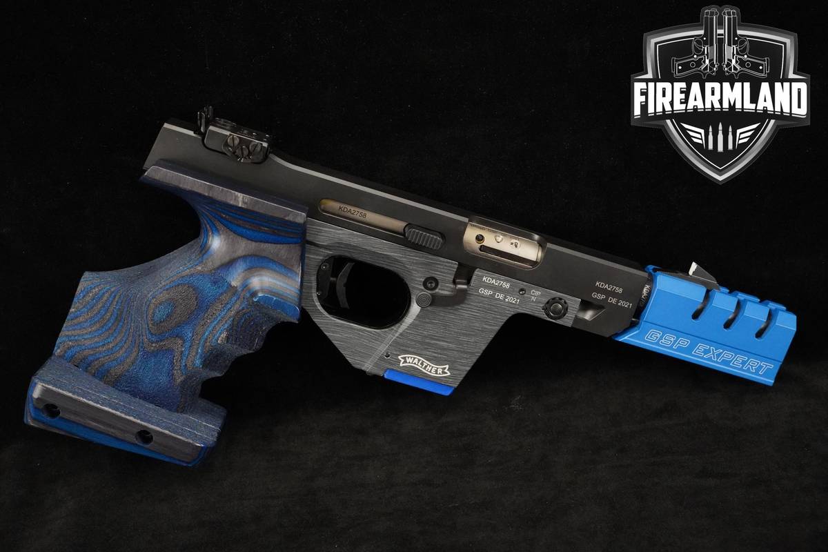 Walther GSP Expert Target-Pistol 22LR 4.53" +3 MAGS & ORIG CASE