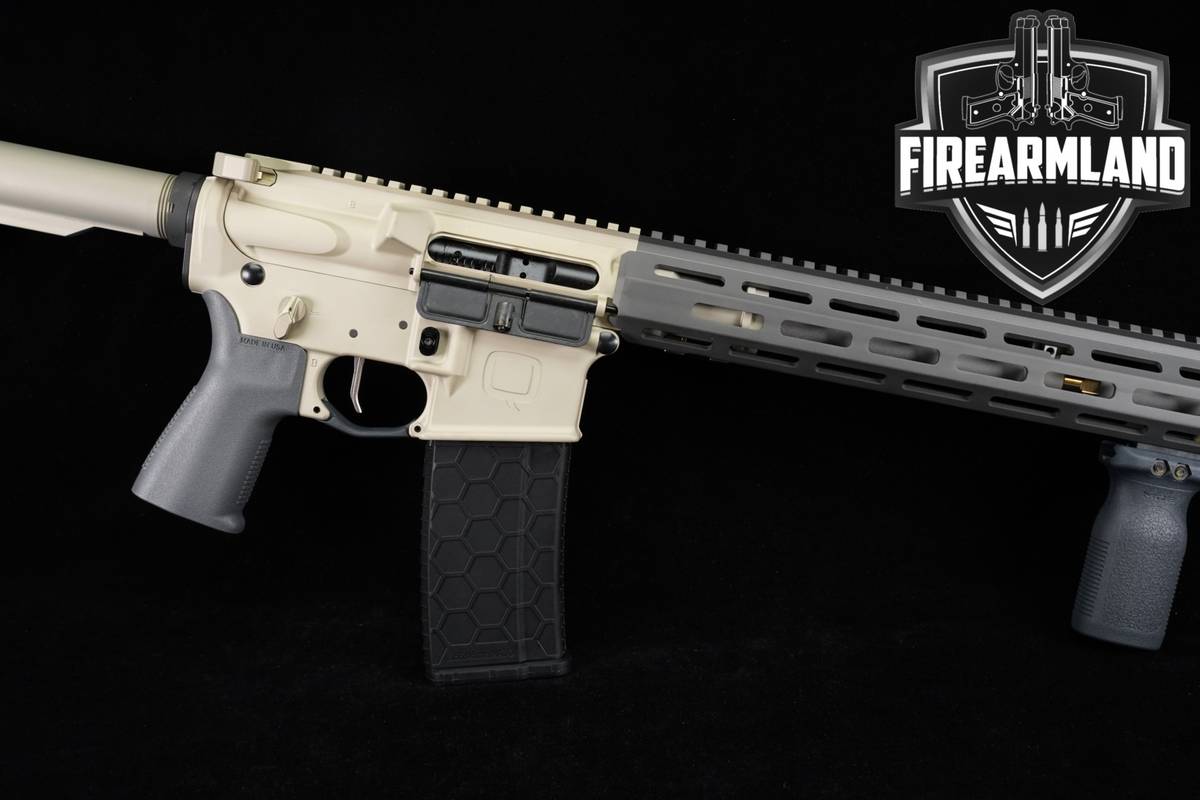 Q Sugar Weasel 5.56 NATO AR-15 AR15 16" Two-Tone Tan & Grey +ORIG BOX