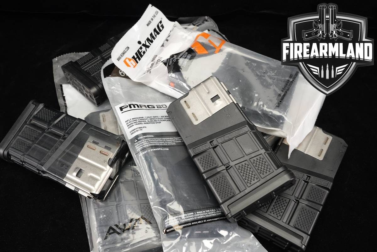 EIGHT (8) AR-10 20 Round Magazines 7.62mm NATO AR10 Mags