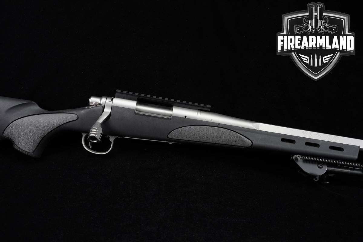Remington Model 700 VTR SS 308 Winchester 22" Stainless & Synthetic +BIPOD