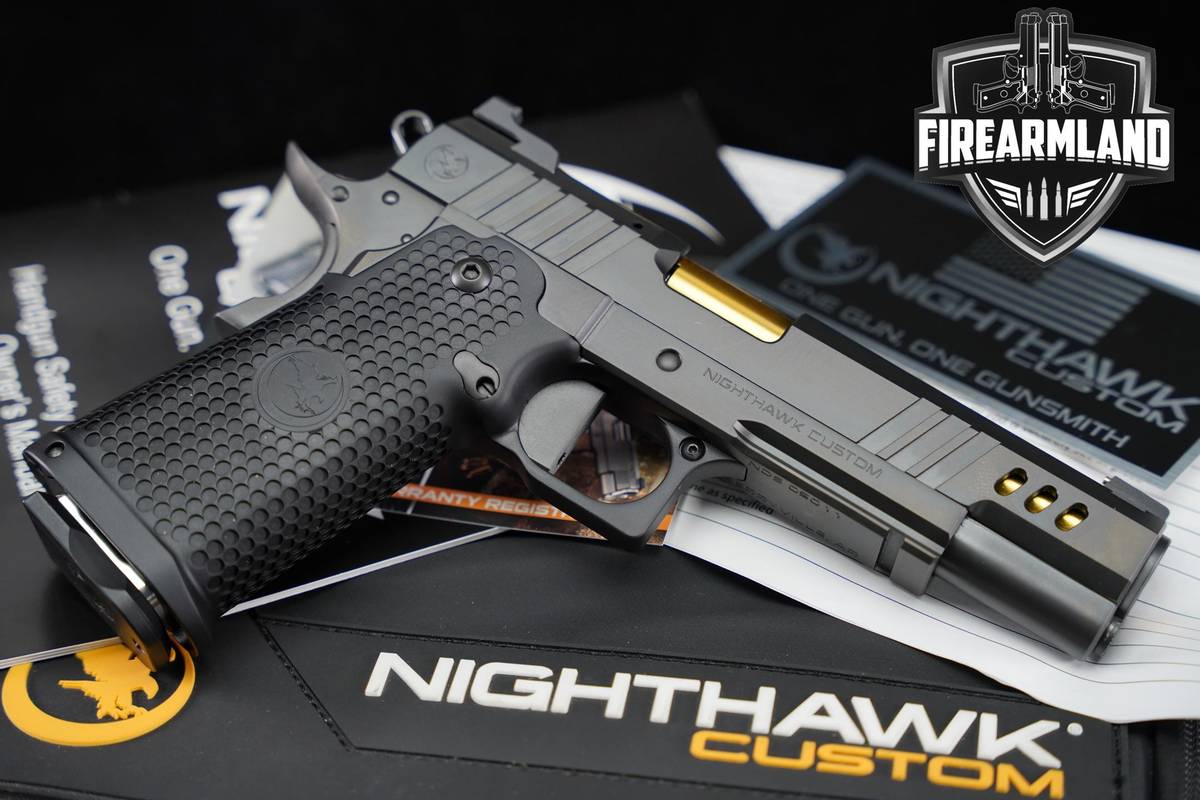 Nighthawk Custom President 1911 IOS Optic-Ready 9mm 2011 +2 MAGS & OG CASE