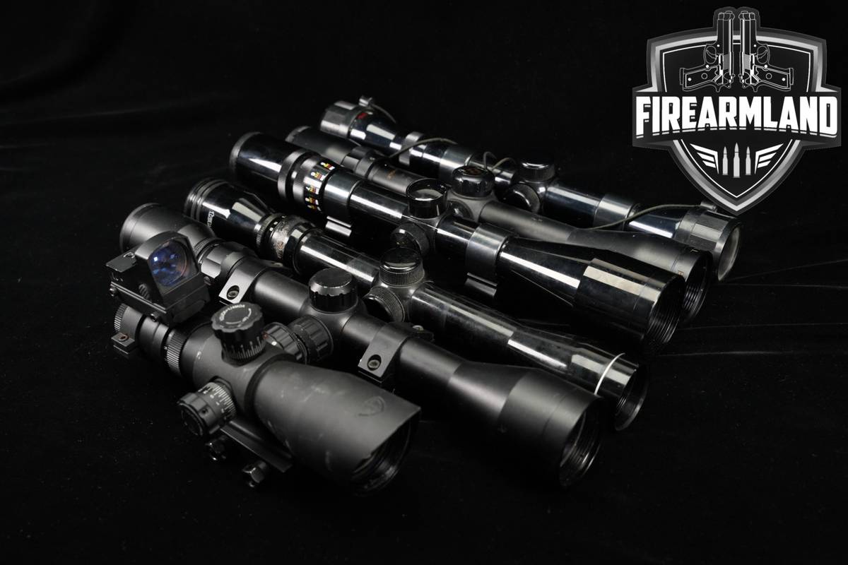 SIX SCOPE LOT 6 Pack Bushnell Tasco Riflescope Scopes