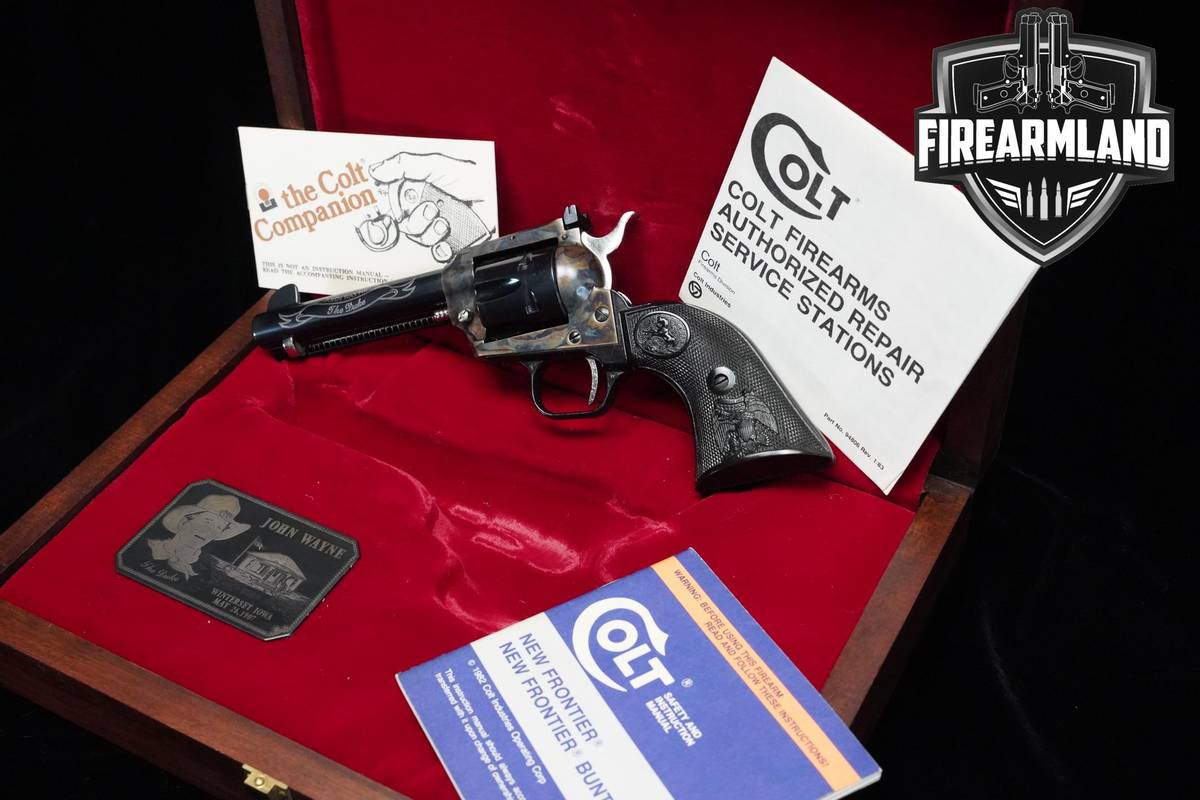 LIKE-NEW 1983 Colt New Frontier John Wayne The Duke Commemorative 22LR Colt