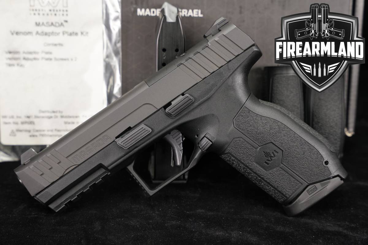ISRAEL Weapon Industries Masada ORP 9mm Optics-Ready +2 MAGS & ORIG BOX